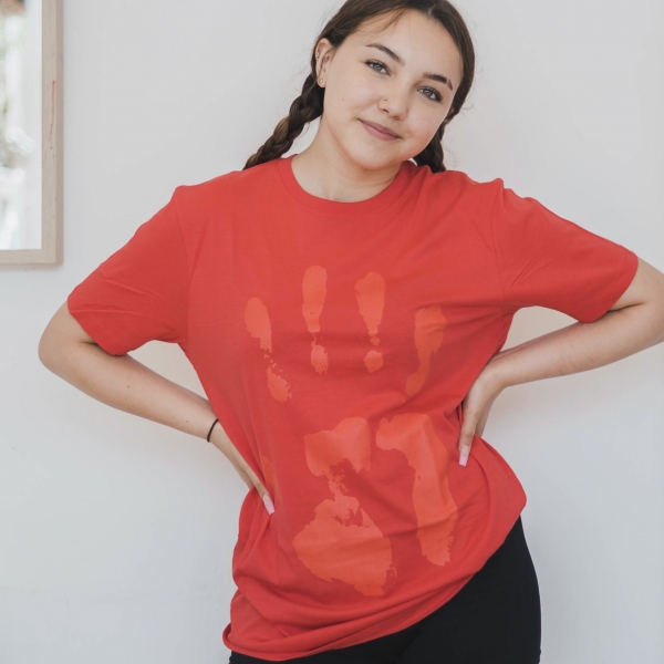 Inner Art T-Shirt - Adults Red